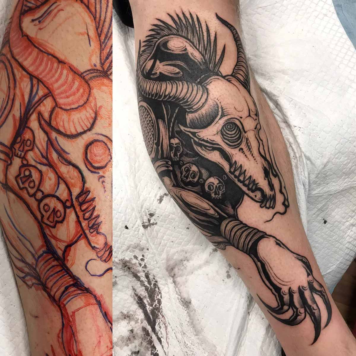 Horse  Magnolia Flowers Womans Chest Tattoo  Best Tattoo Ideas For Men   Women